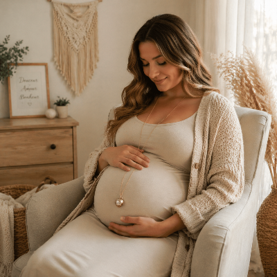 Bola de grossesse : bijou apaisant pour future maman