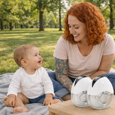 tire-lait-duocoque-nnouveau-depart-maman-bebe-rousse au parc